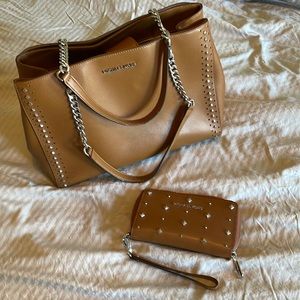 Michael Kors- purse, lightly used, wallet never used
